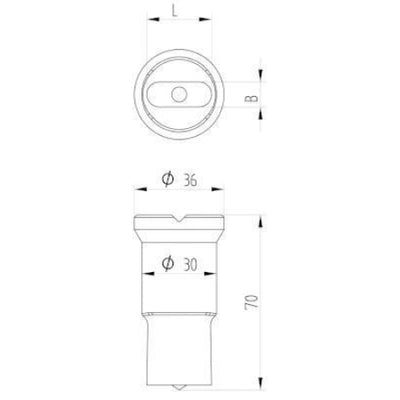 Langlochstempel Nr. 2 für Mubea Maschinen