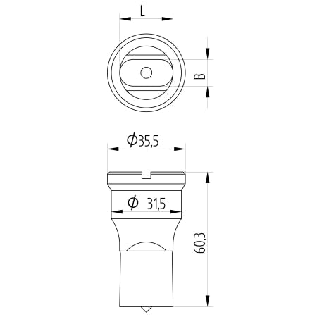 Rundstempel Nr. 5 für Peddinghaus Maschinen (grüne Serie)