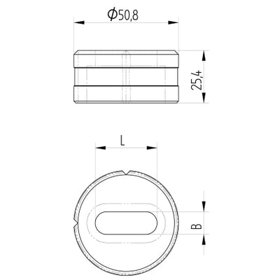 Langlochmatrize Nr. 3 für Peddinghaus Maschinen (grüne Serie)
