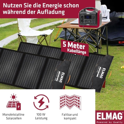 Solargenerator-Set ENERGY 1200 + SOLAR 100 DUO