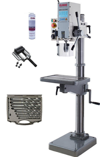 Getriebe-Säulenbohrmaschine GBM 3/25 SNE - Set